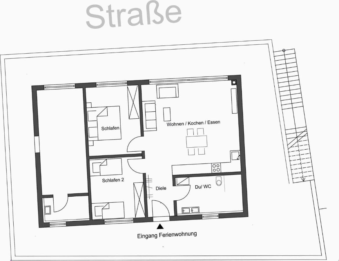 Penthouse Tauberblick Lägenhet Tauberbischofsheim Exteriör bild